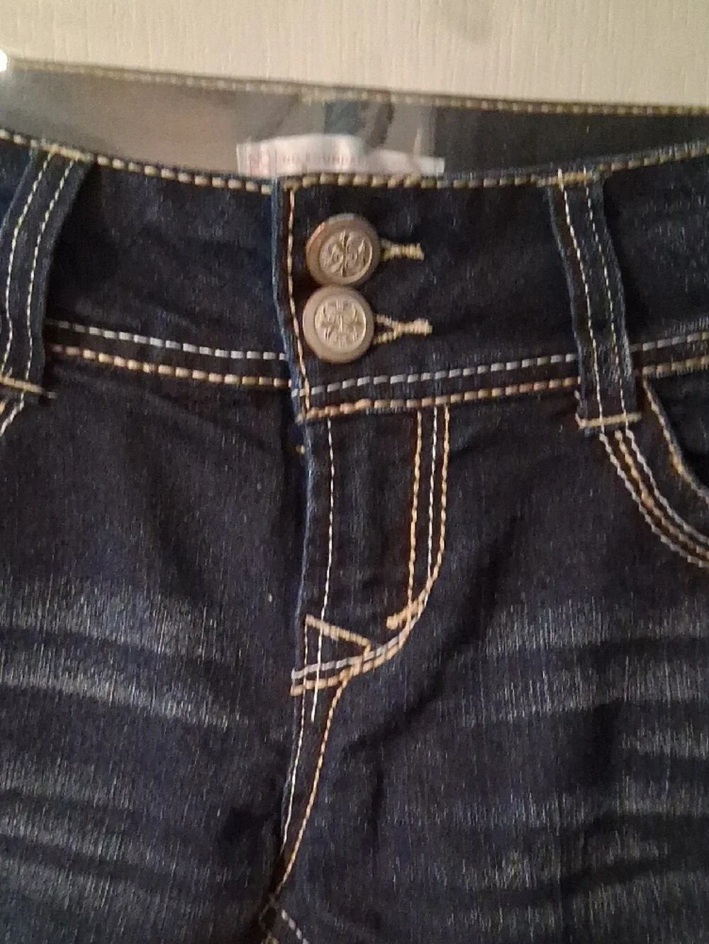 Dark Wash Denim Shorts - Women
